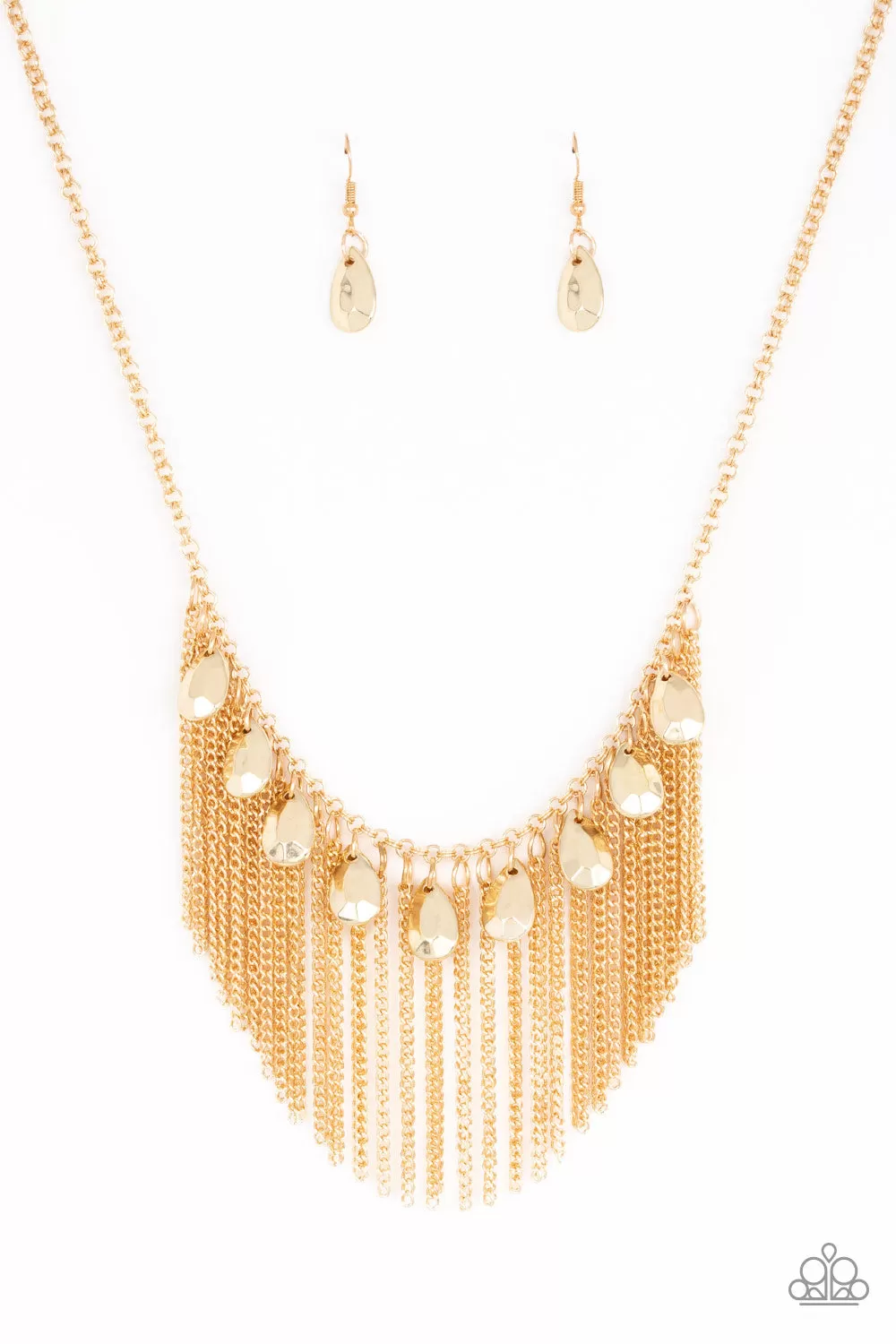 Paparazzi Bragging Rights - Gold Necklace