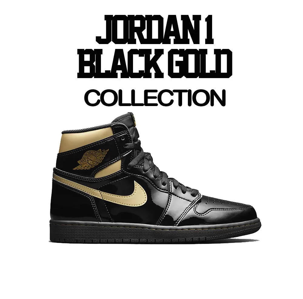 Retro 1 Black Gold Greatest Shirt