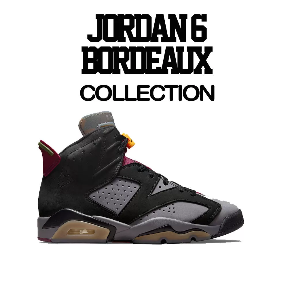 Retro 6 Bordeaux Shirt - Pair  - Marroon