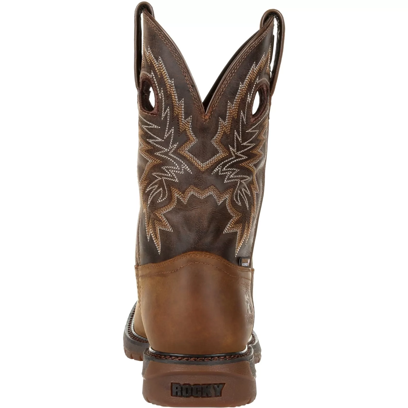 Rocky Men's Original Ride FLX 11" Sqr Toe WP Western Work Boot- RKW0336