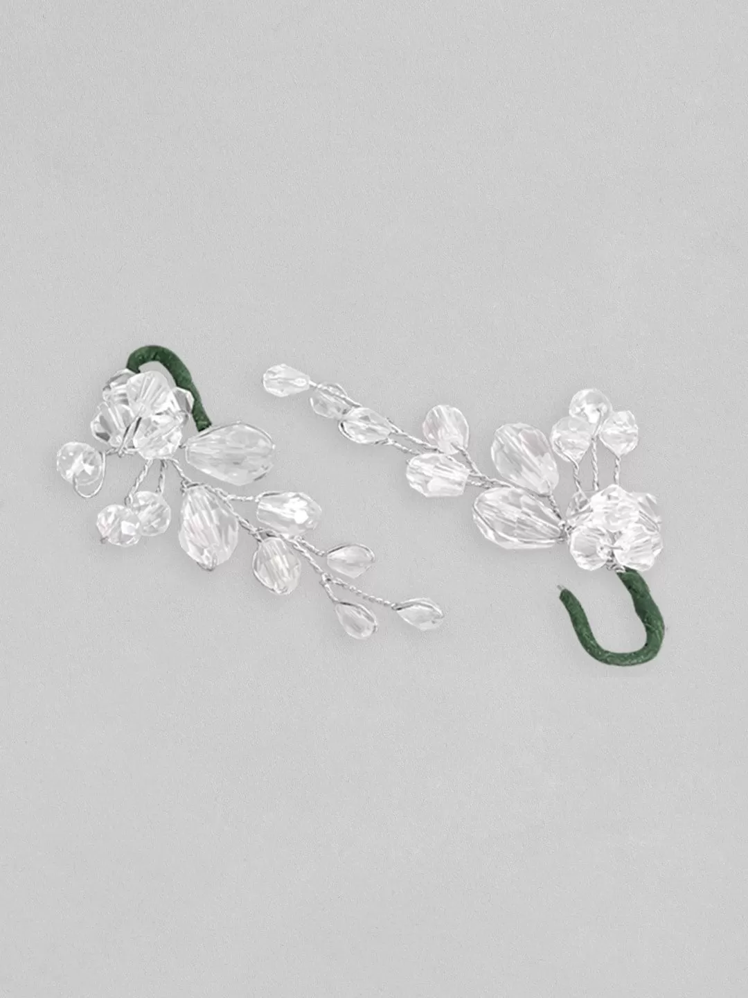 Rubans Crystal studded silver hair vine accessories