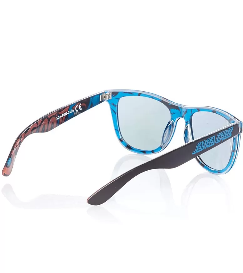 Santa Cruz Screaming Insider Sunglasses sca-sun-0106 black-blue