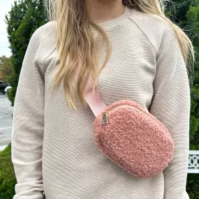 Sherpa Belt Bag Rose