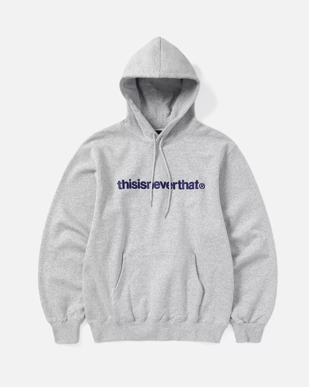 T-Logo Hoodie - Heather Grey