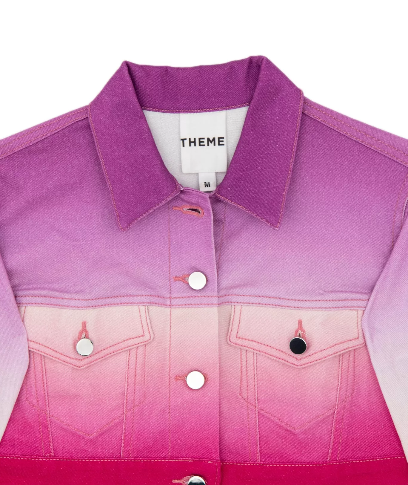 Theme Girls Crosby Cropped Jacket Pink Purple