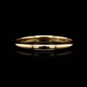 Tiffany & Co. 18K Yellow Gold Estate Band