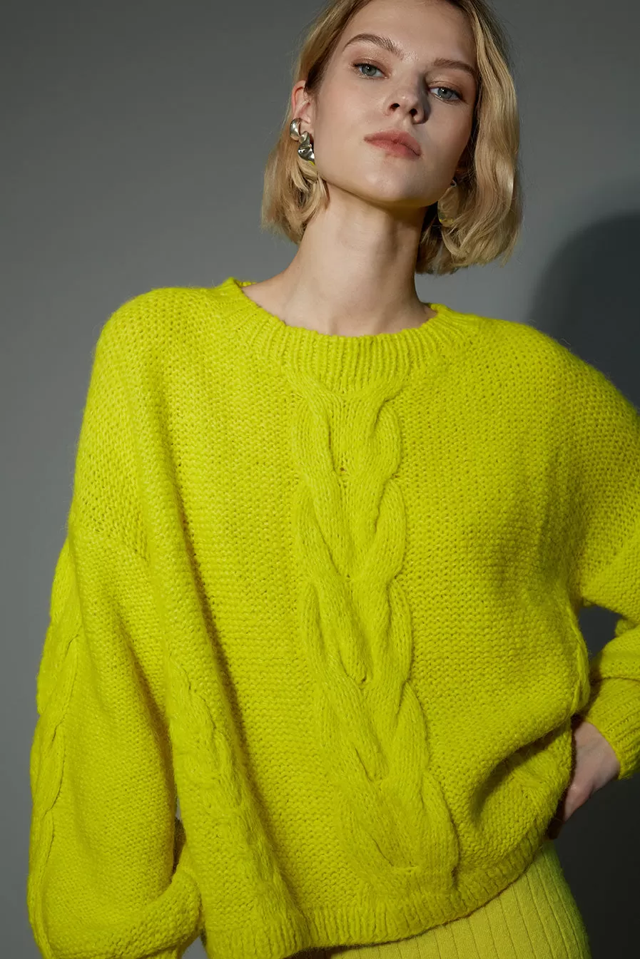 VAIDA SWEATER | CITRON