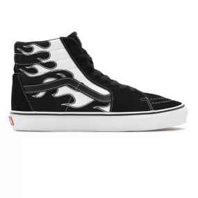 Vans men's sneakers shoe Sk8-Hi Flame VN0A32QGK681 black-white