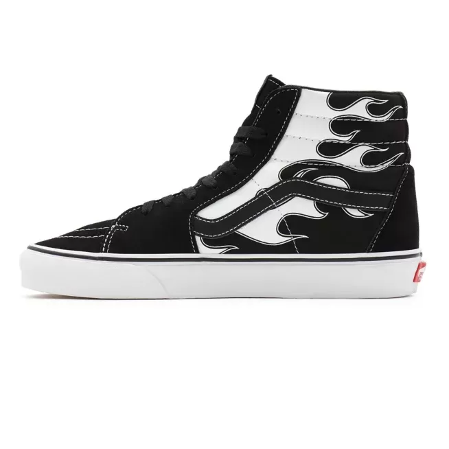 Vans men's sneakers shoe Sk8-Hi Flame VN0A32QGK681 black-white