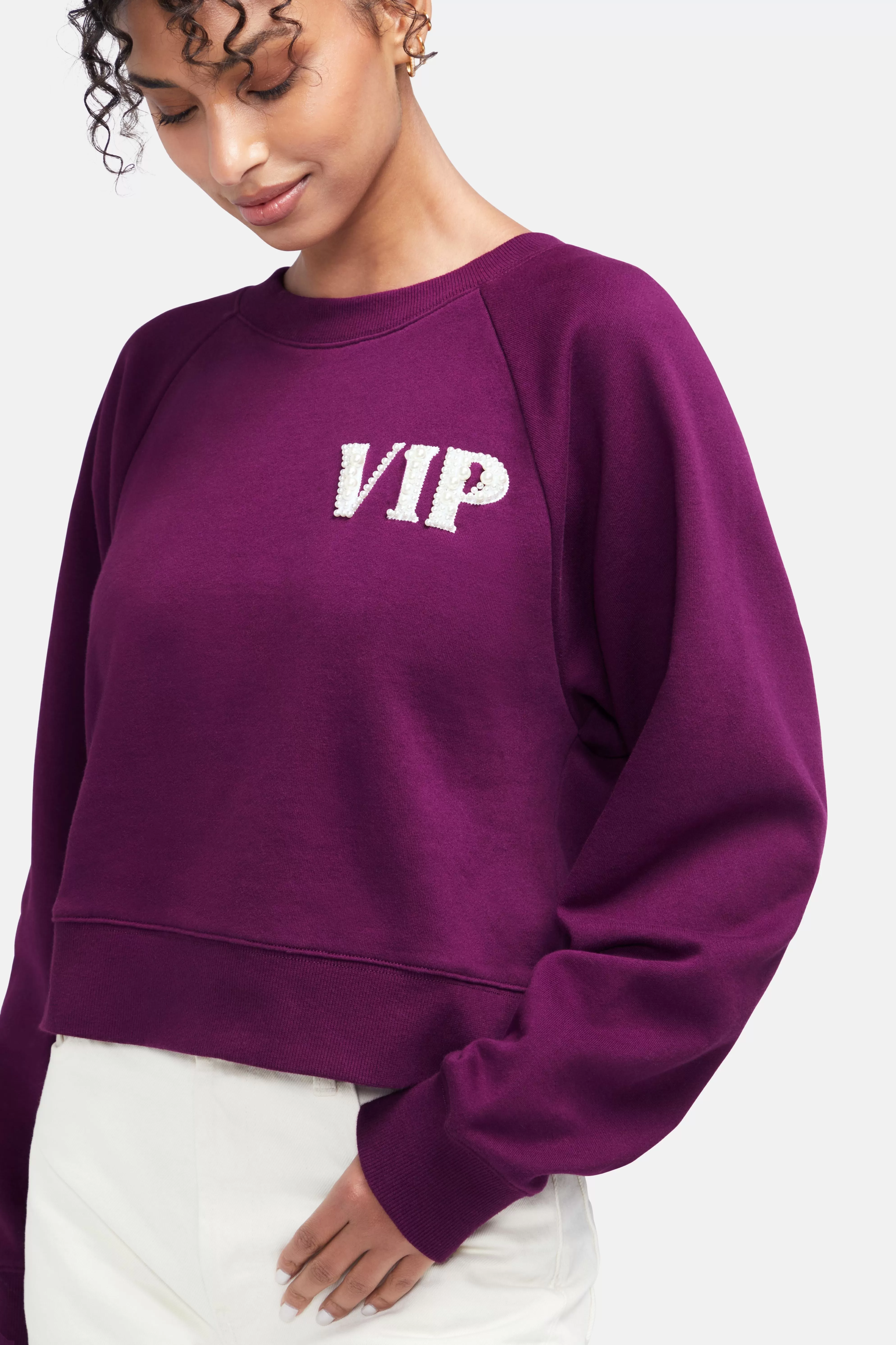 VIP Raglan Pullover | Dark Purple