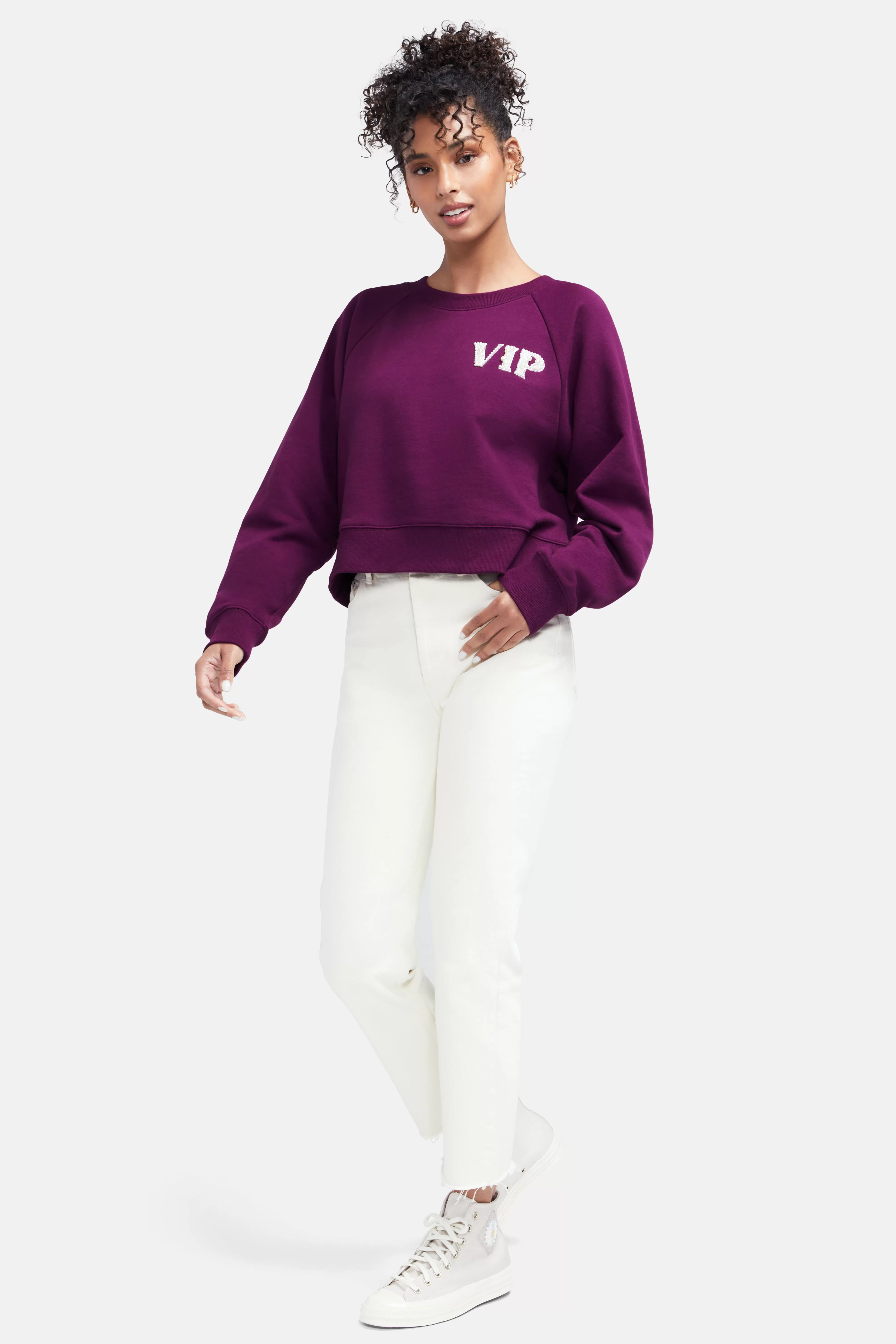 VIP Raglan Pullover | Dark Purple