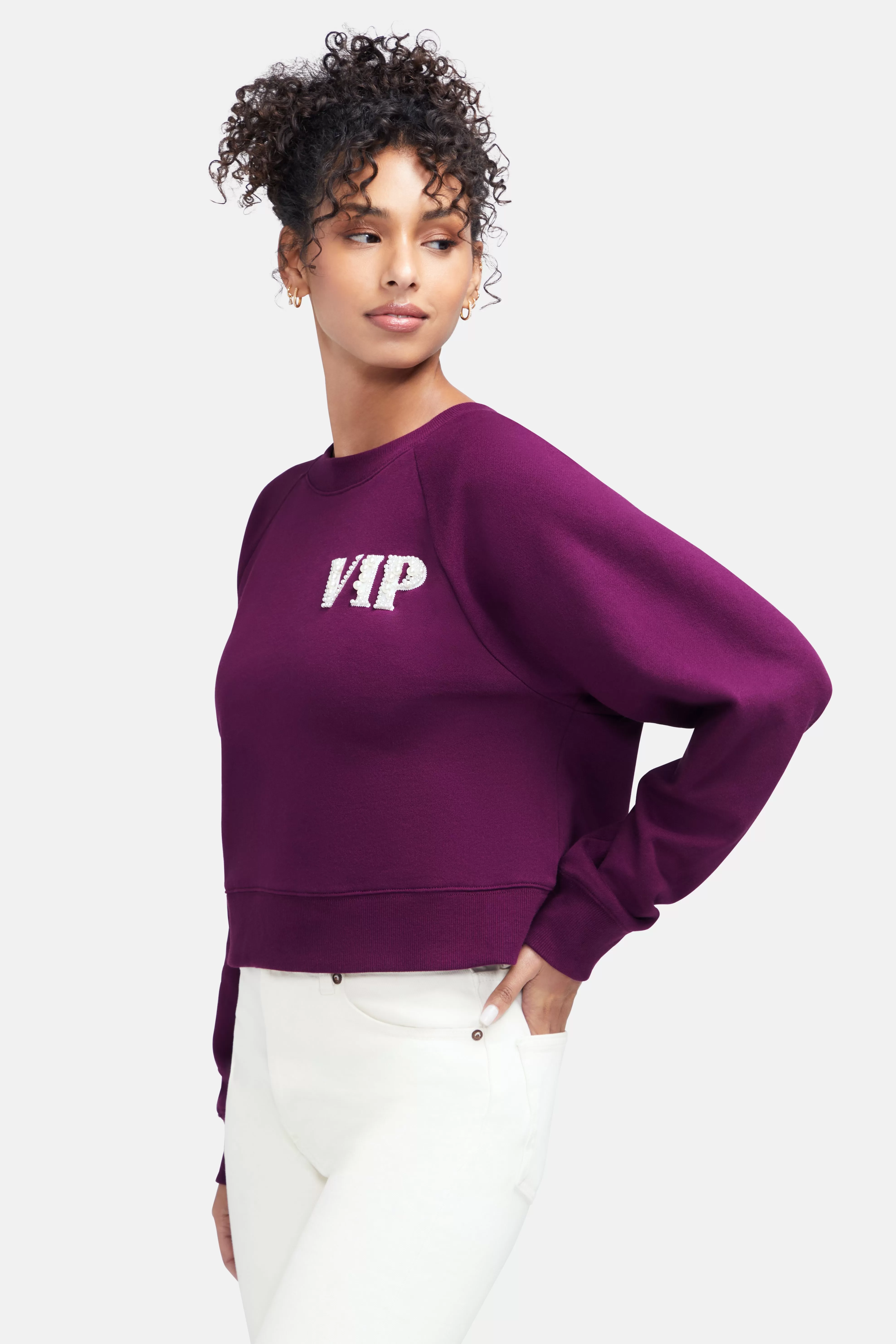 VIP Raglan Pullover | Dark Purple