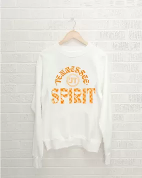 Vols Spirit White Thrifted Sweatshirt