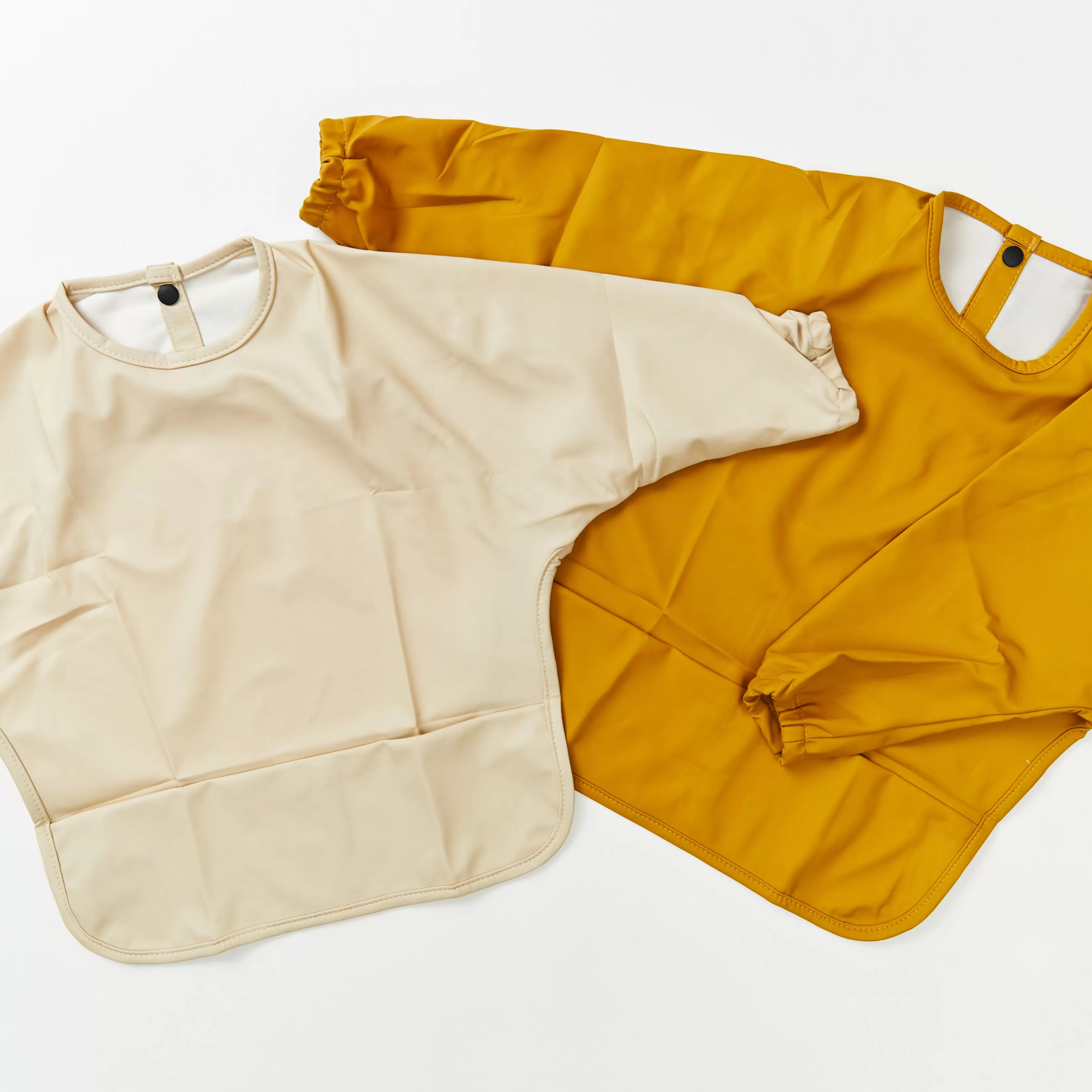 Waterproof Long Sleeve Baby Smock Bib in Honeycomb