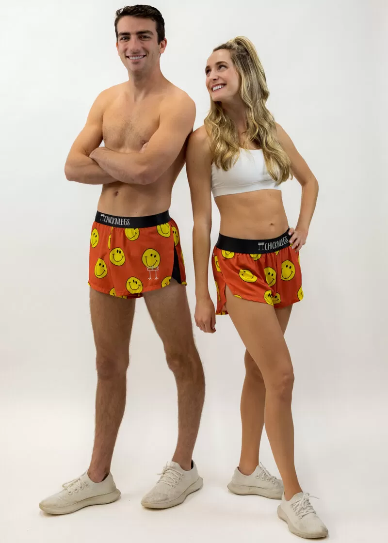 Women's Smiley 1.5" Split Shorts