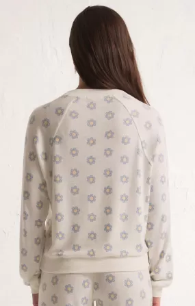 Z Supply ‘Dazed Daisy V Neck Ls Top’