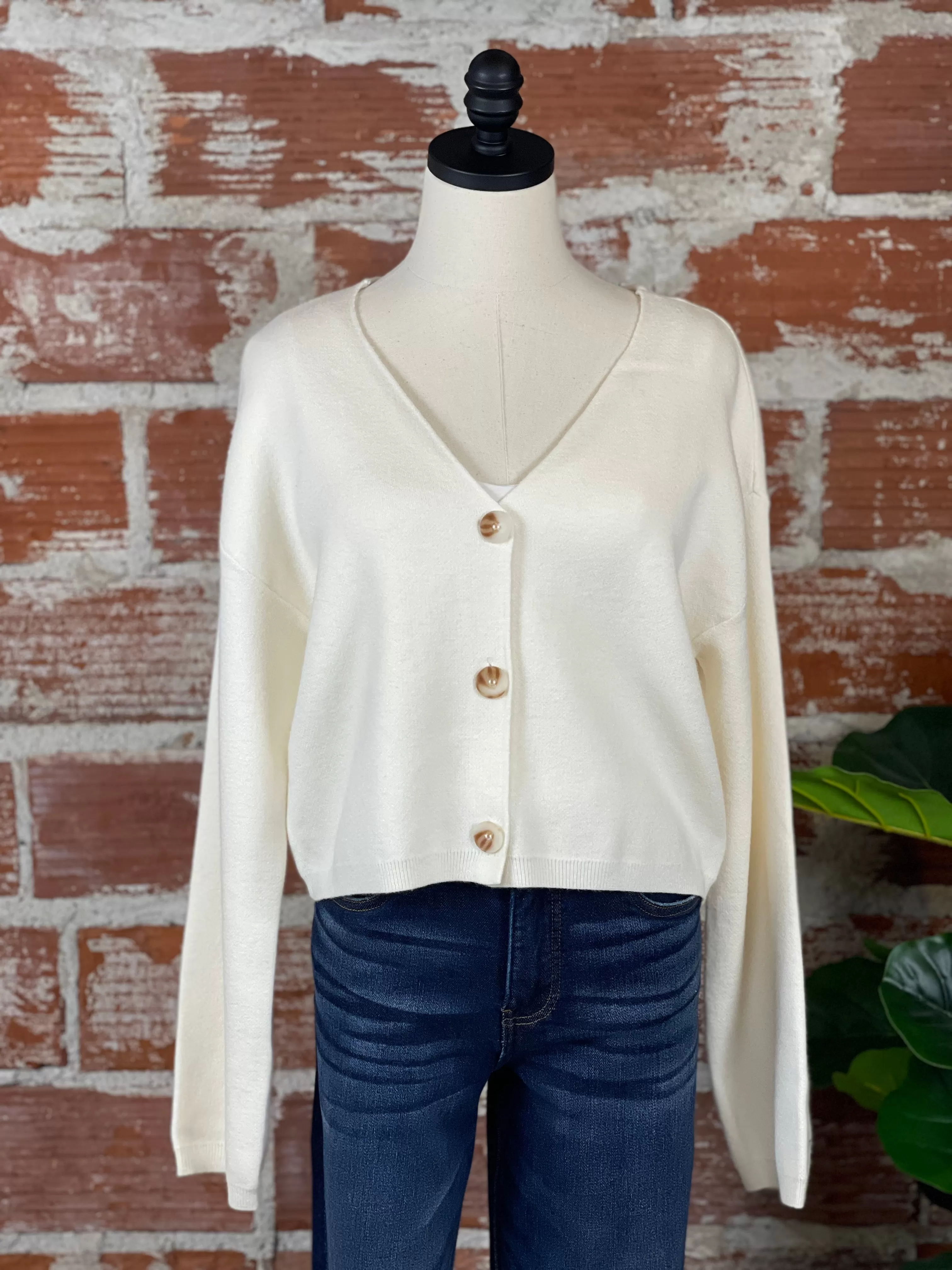 Z Supply Estelle Cardigan in Ivory