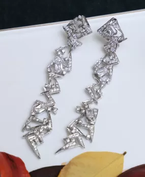 Zig Zag Party Wear Earrings