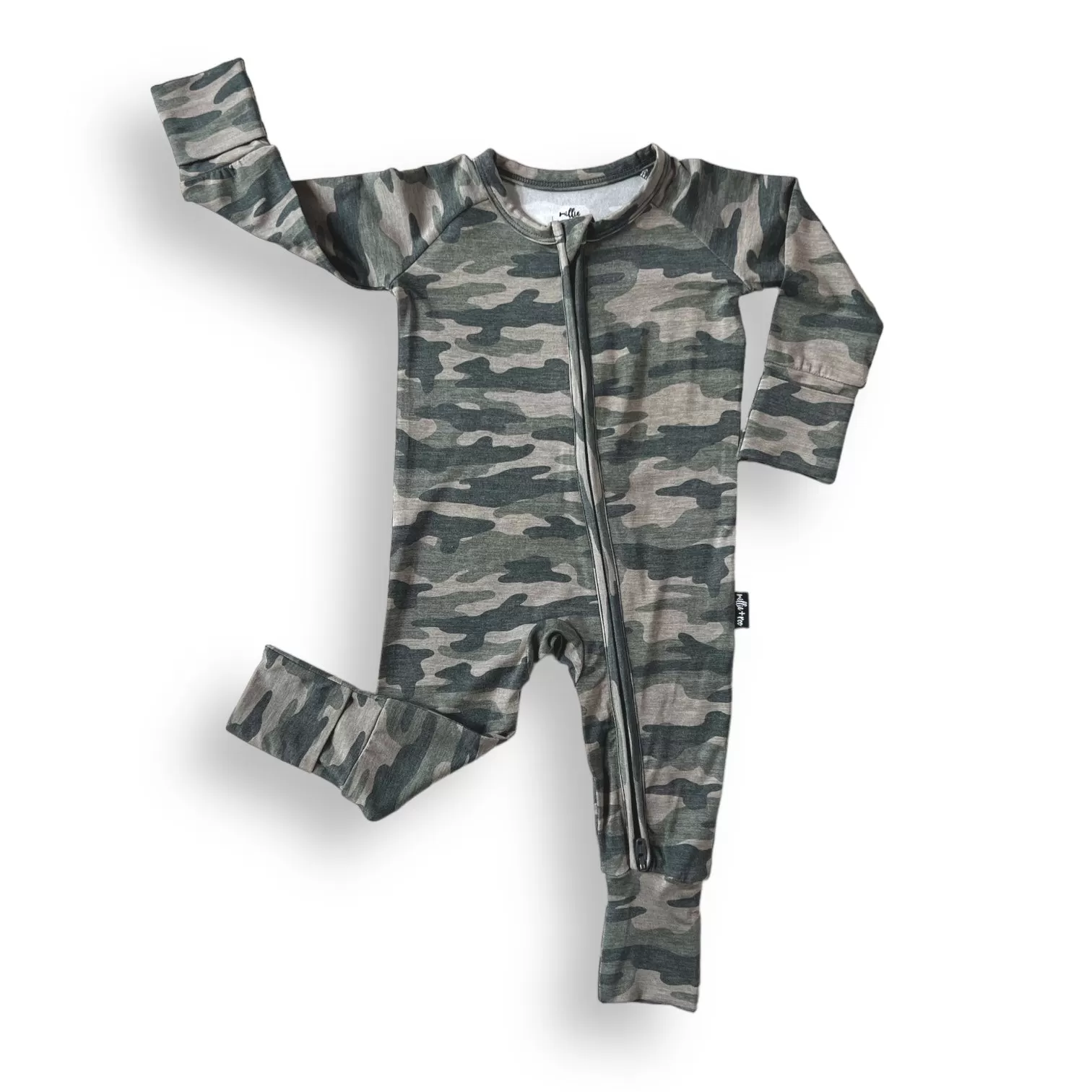 ZIP ROMPER BAMBOO - Chris Camo